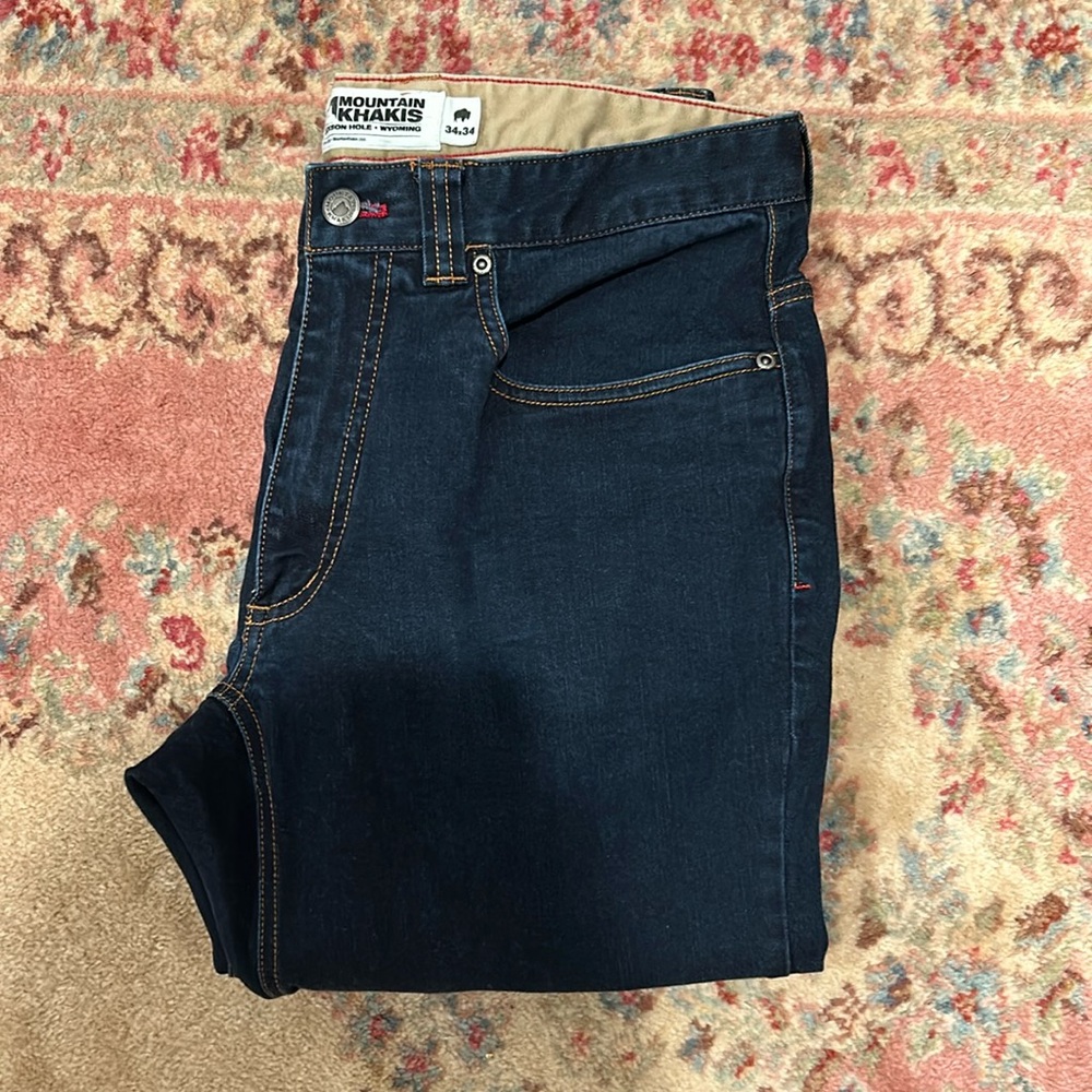 Mountain khaki Jeans, 34x34, never worn